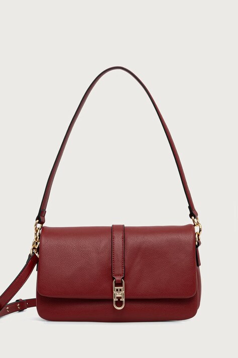 Tommy Hilfiger Torebka crossbody damska czerwona AW0AW19195