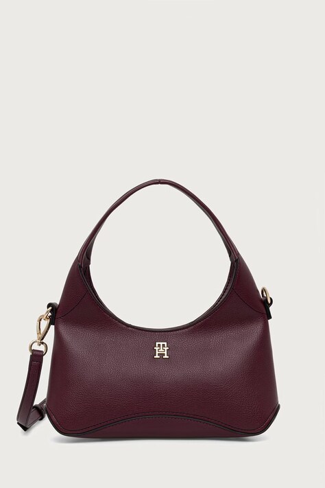 Tommy Hilfiger Borsa da donna in similpelle granata AW0AW19185