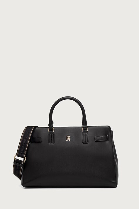 Tommy Hilfiger shopper női műbőr fekete AW0AW19067