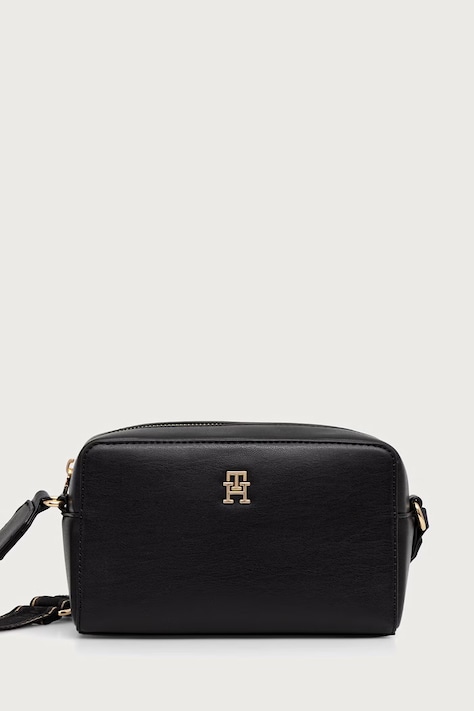 Tommy Hilfiger crossbody torba za žene od imitacije kože crna AW0AW19060