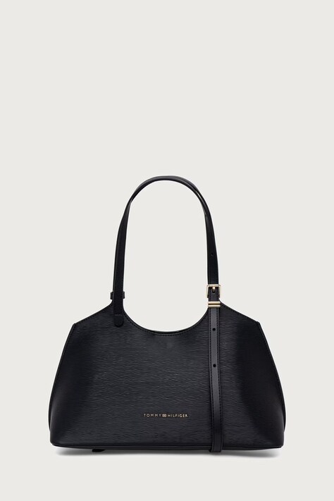 Tommy Hilfiger Kabelka typu shopper dámska čierna AW0AW19037