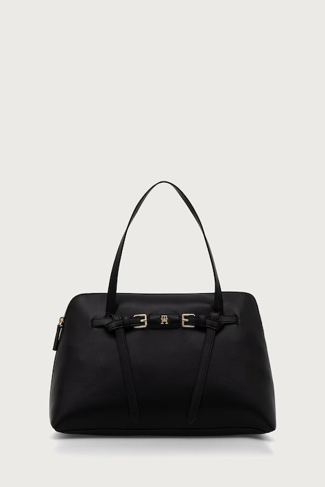 Tommy Hilfiger Torebka damska z imitacji skóry czarna AW0AW19032