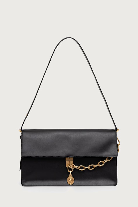 Tommy Hilfiger da donna in pelle nera AW0AW19015