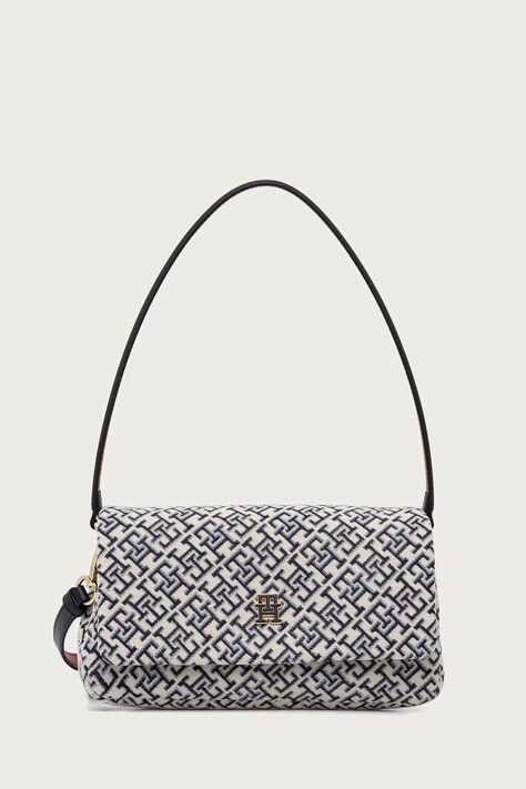 Tommy Hilfiger Μικρή τσάντα γυναικεία σκούρα μπλε AW0AW19007