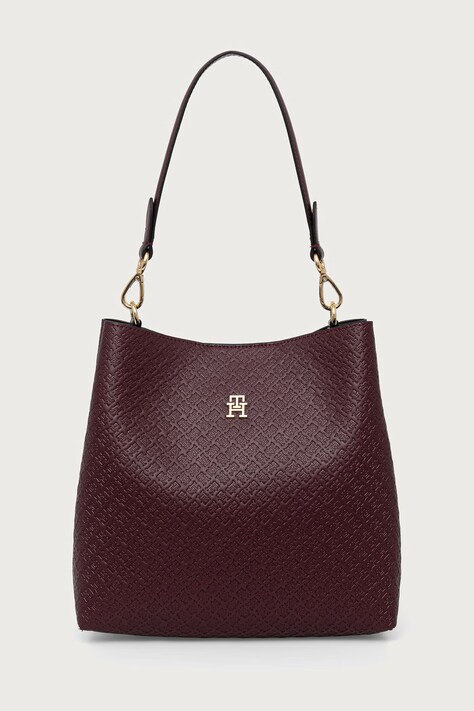 Tommy Hilfiger Γυναικεία από απομίμηση δέρματος μπορντό AW0AW19000