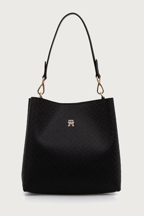 Tommy Hilfiger Damskie z imitacji skóry czarne AW0AW19000