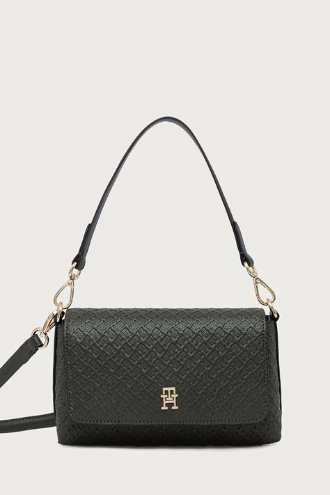 Tommy Hilfiger χιαστί γυναικεία από απομίμηση δέρματος πράσινη AW0AW18997