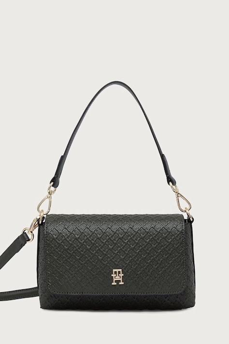 Tommy Hilfiger crossbody torba za žene od imitacije kože zelena AW0AW18997