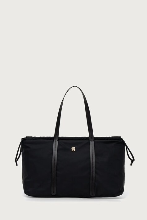 Tommy Hilfiger Kabelka typu shopper dámska čierna AW0AW18994