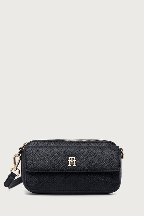 Tommy Hilfiger Χιαστί Γυναικεία μαύρη AW0AW18922
