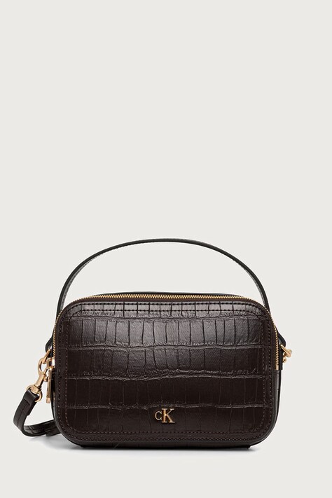 Calvin Klein Μικρή τσάντα γυναικεία καφέ LV04F3905G
