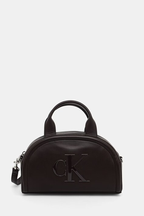 Calvin Klein torebka crossbody damska z imitacji skóry brązowa LV04F3895G