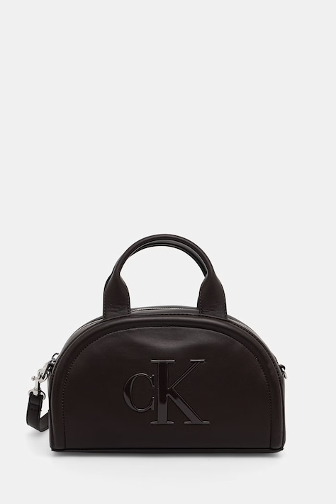 Calvin Klein torebka crossbody damska z imitacji skóry brązowa LV04F3895G