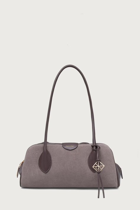 Calvin Klein Torebka damska zamszowa beżowa LV04F3888G