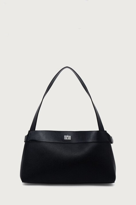 Calvin Klein Torba za žene od imitacije kože crna LV04F3887G