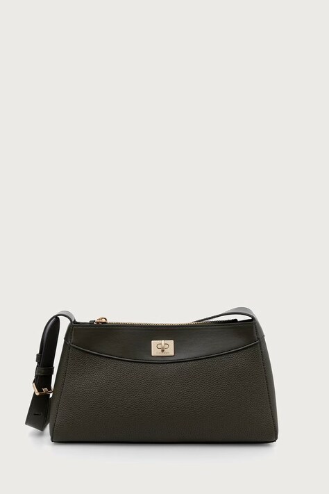 Calvin Klein Torba za žene od imitacije kože zelena LV04F3886G