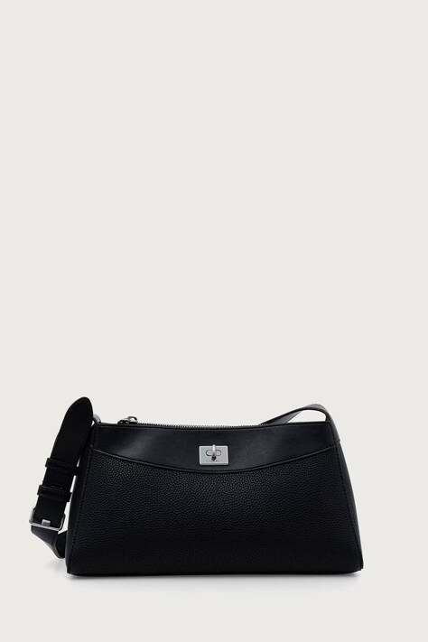 Calvin Klein Torba za žene od imitacije kože crna LV04F3886G