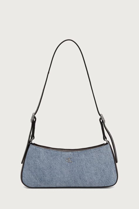 Calvin Klein torebka damska jeansowa niebieska LV04F3883G