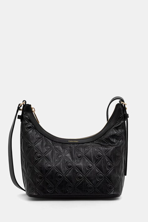Calvin Klein torebka damska z imitacji skóry czarna LV04F3874G