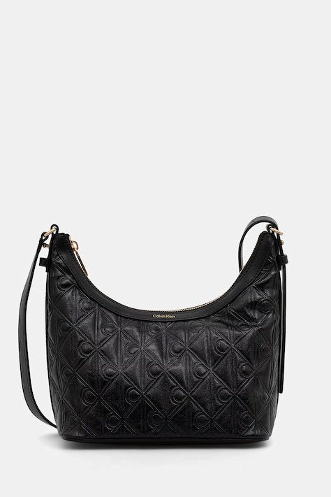 Calvin Klein torebka damska z imitacji skóry czarna LV04F3874G