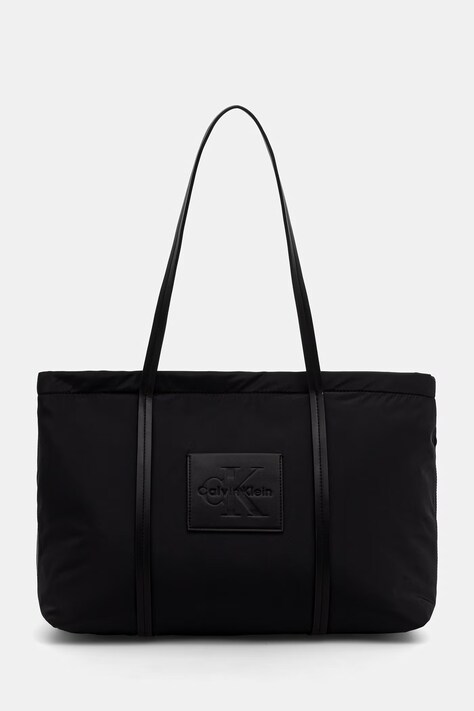 Calvin Klein torebka shopper damska czarna LV04F3869G
