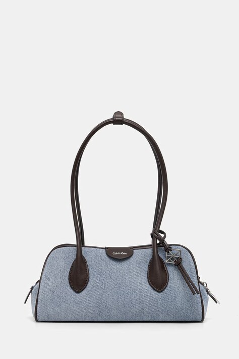 Calvin Klein torebka damska jeansowa niebieska LV04F3830G