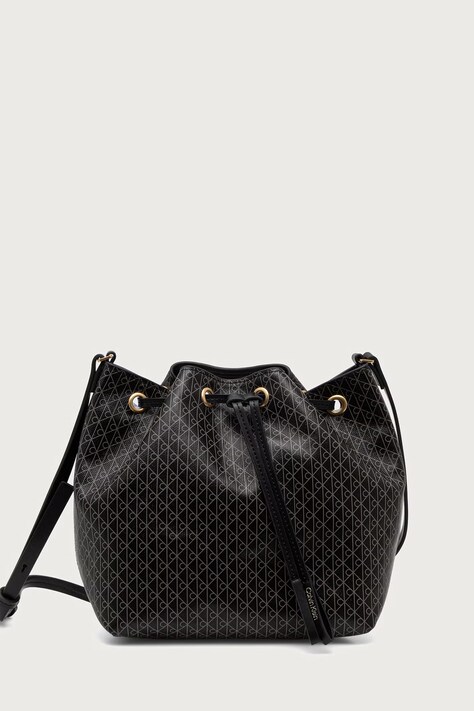 Calvin Klein torebka worek damska brązowa LV04F3785G