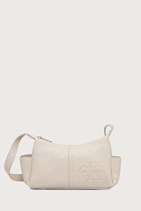 Calvin Klein keresztpántos táska női műbőr bézs LV04F3687G