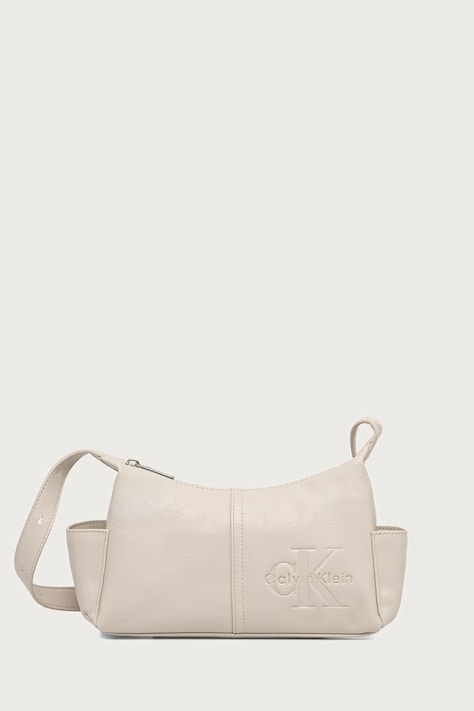 Calvin Klein χιαστί γυναικεία από απομίμηση δέρματος μπεζ LV04F3687G