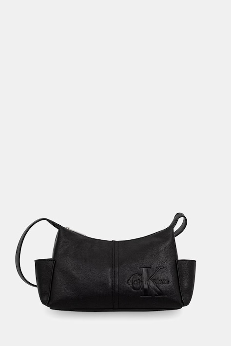 Calvin Klein torebka crossbody damska z imitacji skóry czarna LV04F3687G