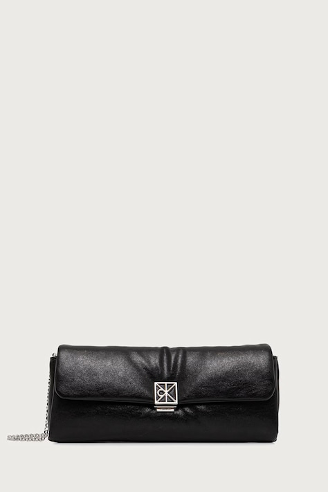 Calvin Klein Clutch γυναικεία από απομίμηση δέρματος μαύρη LV04F1240G