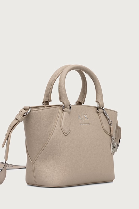 Armani Exchange shopper torba ženska iz umetnega usnja bež XW003143 AF26569