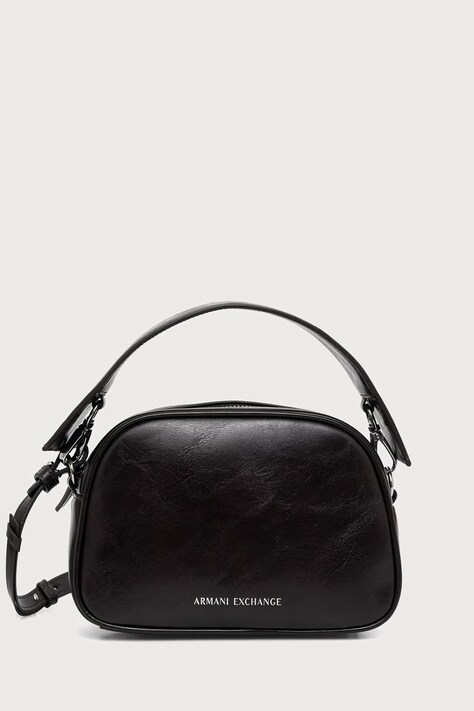 Armani Exchange Torebka crossbody damska z imitacji skóry brązowa XW003130 AF26574
