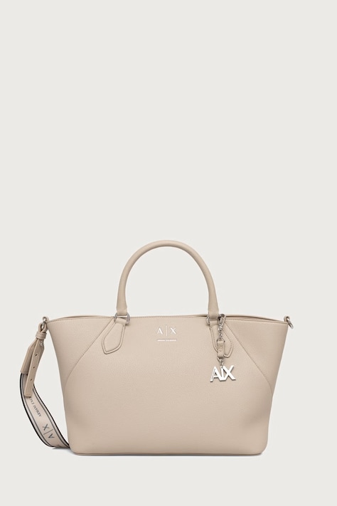 Armani Exchange crossbody kabelka dámska z imitácie kože béžová XW003086 AF26569