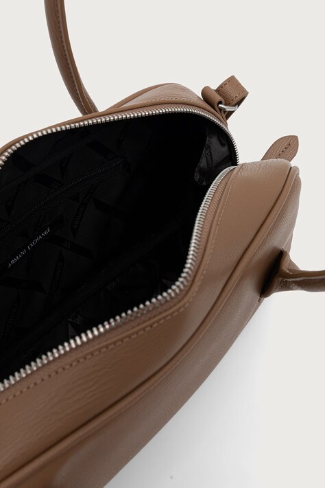 Armani Exchange Geantă crossbody pentru femei cu imitație de piele bej XW003034 AF26577