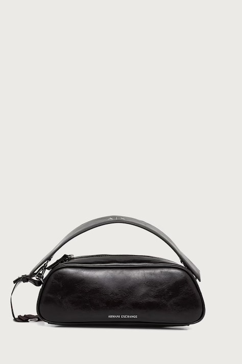 Armani Exchange Torebka crossbody damska z imitacji skóry brązowa XW003024 AF26574