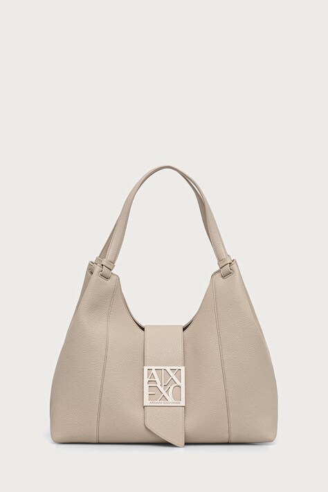 Armani Exchange klasična torbica ženska iz umetnega usnja bež XW003002 AF11902