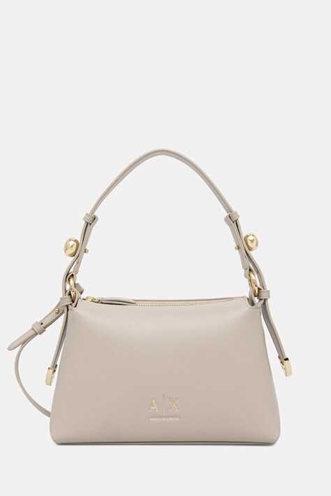 Armani Exchange crossbody kabelka dámska z imitácie kože béžová XW002990 AF26452