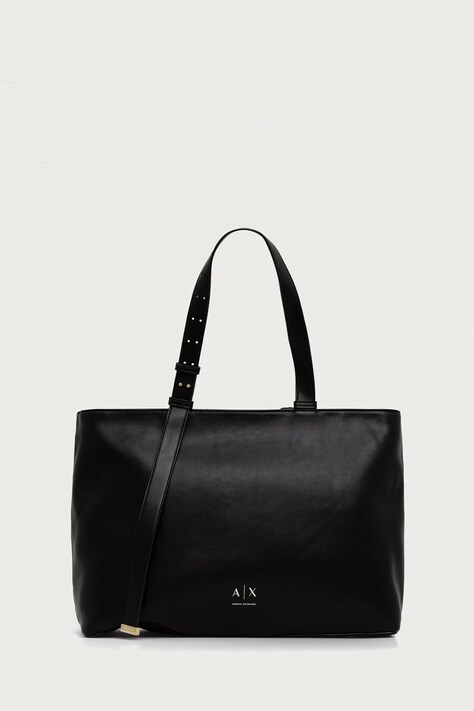 Armani Exchange Kabelka typu shopper dámska z imitácie kože čierna XW002988 AF19902