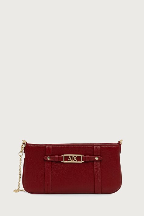 Armani Exchange Kabelka dámska z imitácie kože burgundská XW002985 AF15632