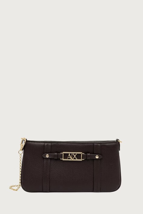 Armani Exchange Torebka damska z imitacji skóry brązowa XW002985 AF15632