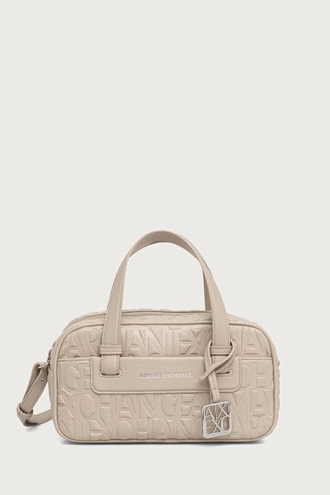 Armani Exchange baguette torbica za žene od imitacije kože bež XW002984 AF15774