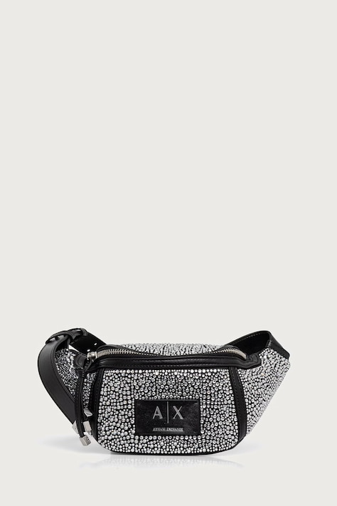 Armani Exchange Nerka damska z imitacji skóry czarna XW002655 AF27000
