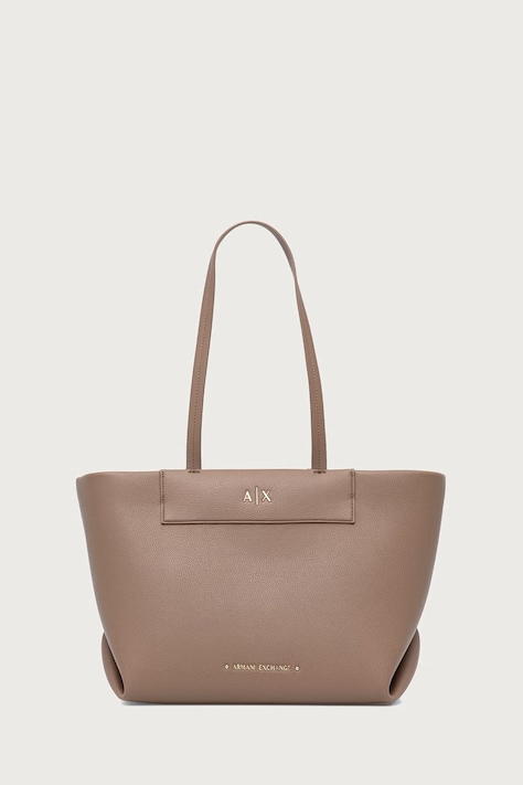 Armani Exchange kabelka typu tote dámska z imitácie kože béžová XW001538 AF26447