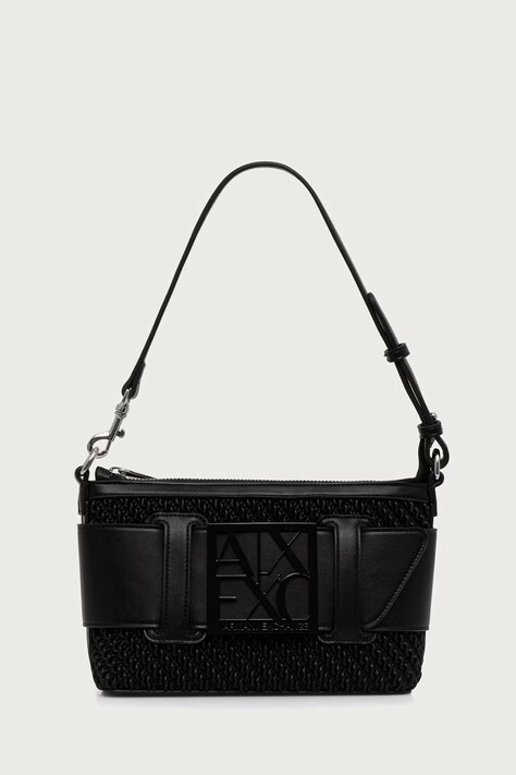 Armani Exchange Kabelka typu tote dámska z imitácie kože čierna XW000921 AF26444