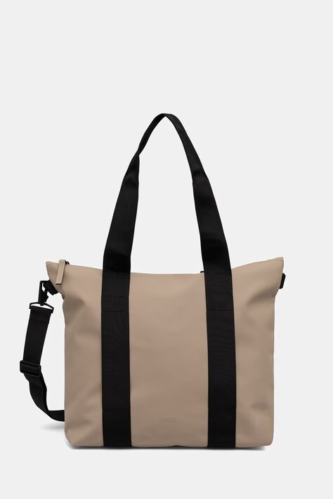 Rains torebka shopper damska beżowa 14160.133