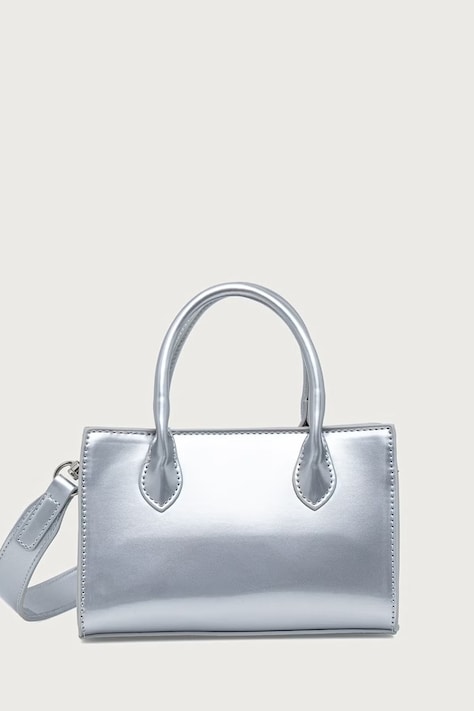 United Colors of Benetton Crossbody torbica ženska srebrna 6IEBVY037