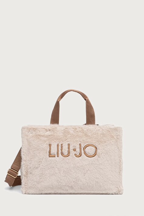 Liu Jo torebka shopper damska beżowa 2F6037 E0218