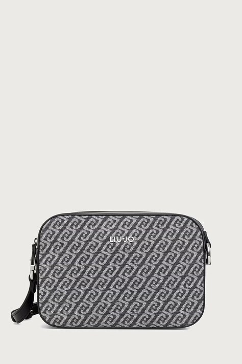 Liu Jo Torebka crossbody damska z bawełną szara AF6211 T703A