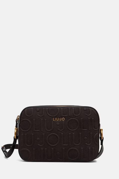 Liu Jo torebka crossbody damska z imitacji skóry brązowa AF6211 E1139